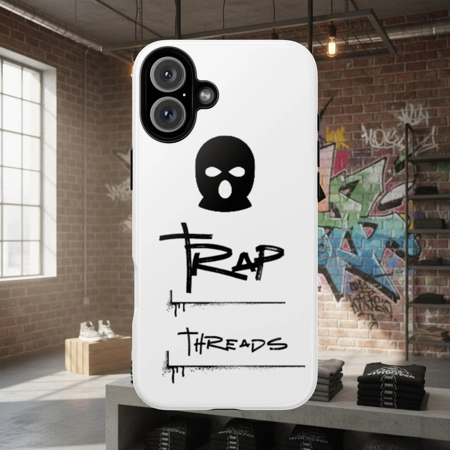Phone Case - 'Trap Threads' Skully Logo Protective Cover Trap Threads clothing