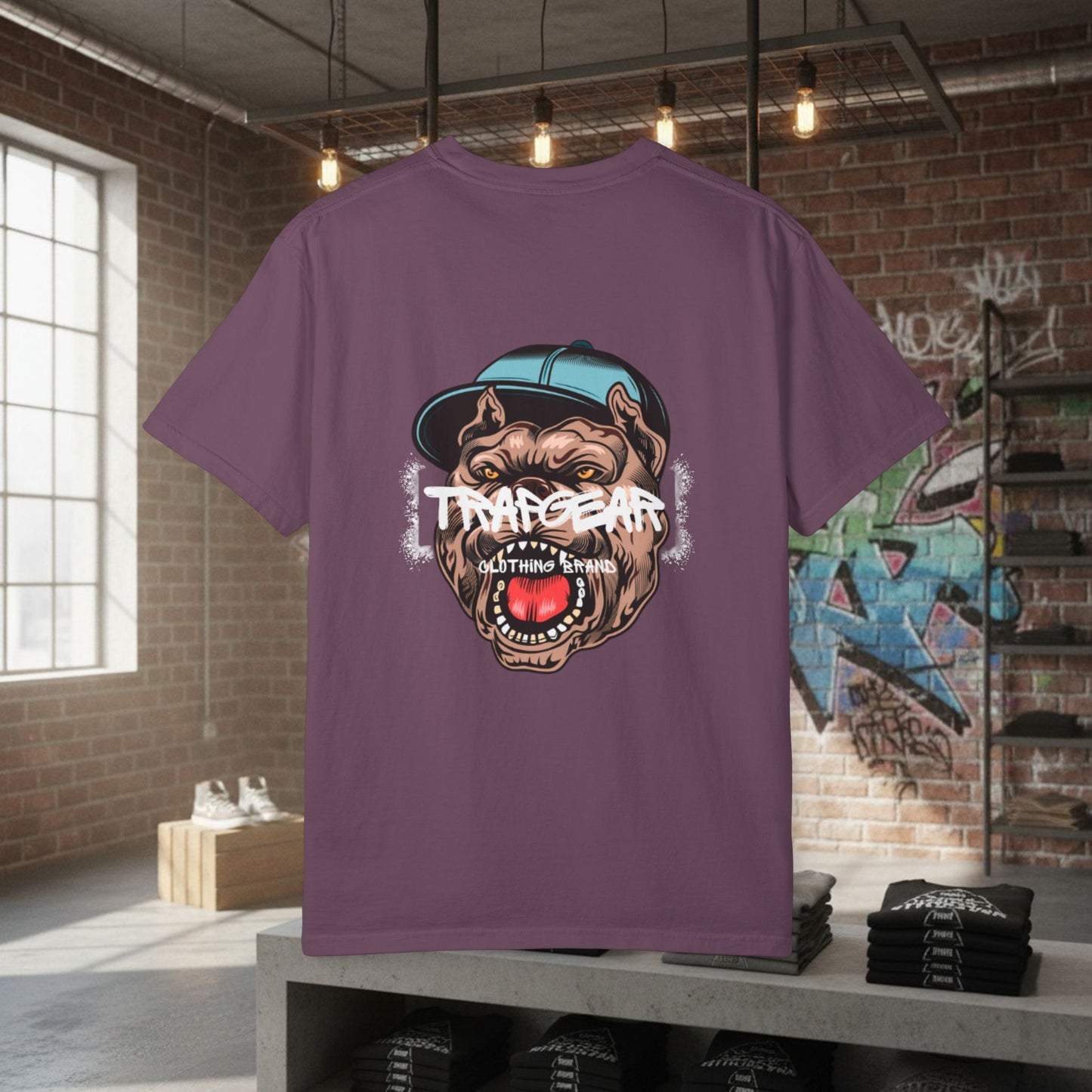 Trap Motivation Bulldog Mentality T-Shirt by Printify