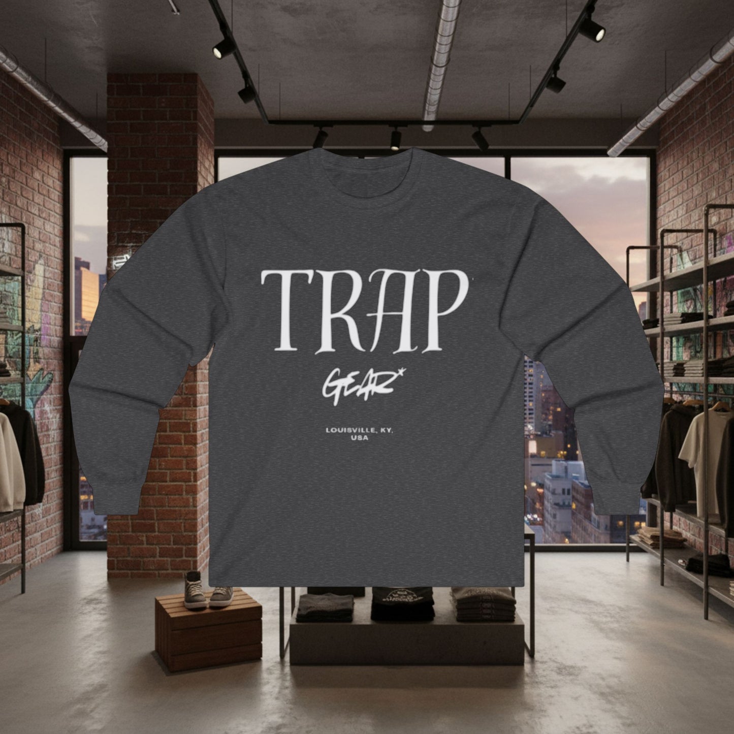 Bulldog Mentality Long Sleeve Tee — TRAP Gear