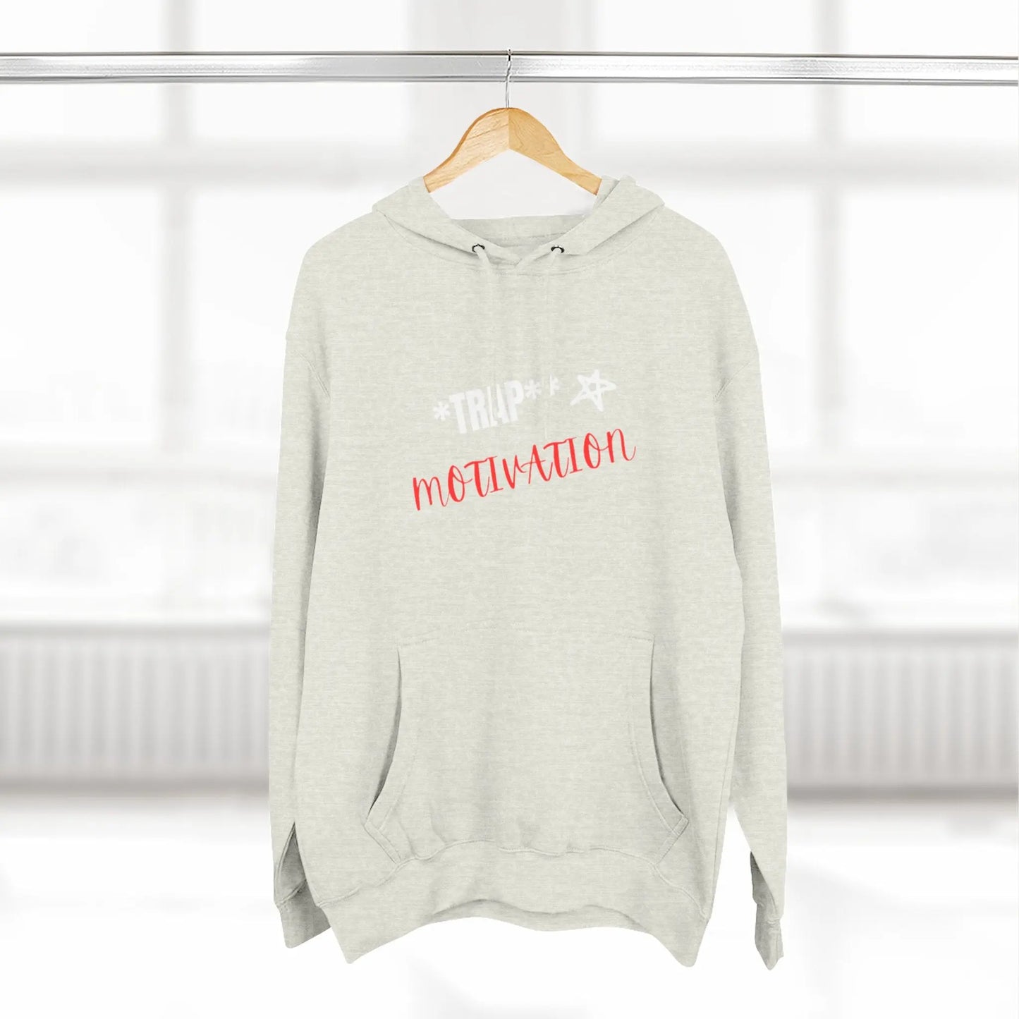 Trap Motivation Fleece Hoodie Printify