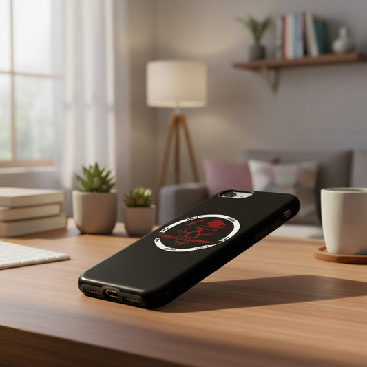 Phone Case - Skull and Sword Edgy Smartphone Cover for Men Printify