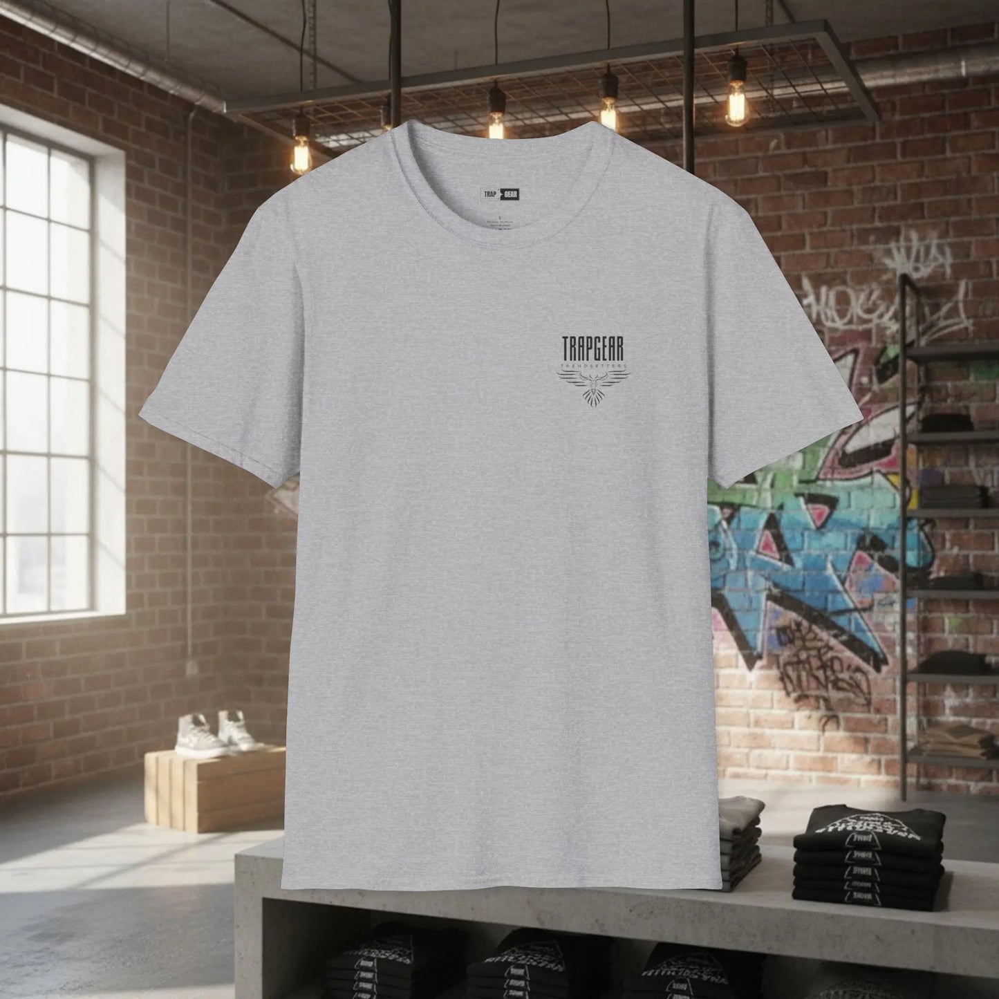 Softstyle T-Shirt TrapGear Trendsetter Born to Build Printify