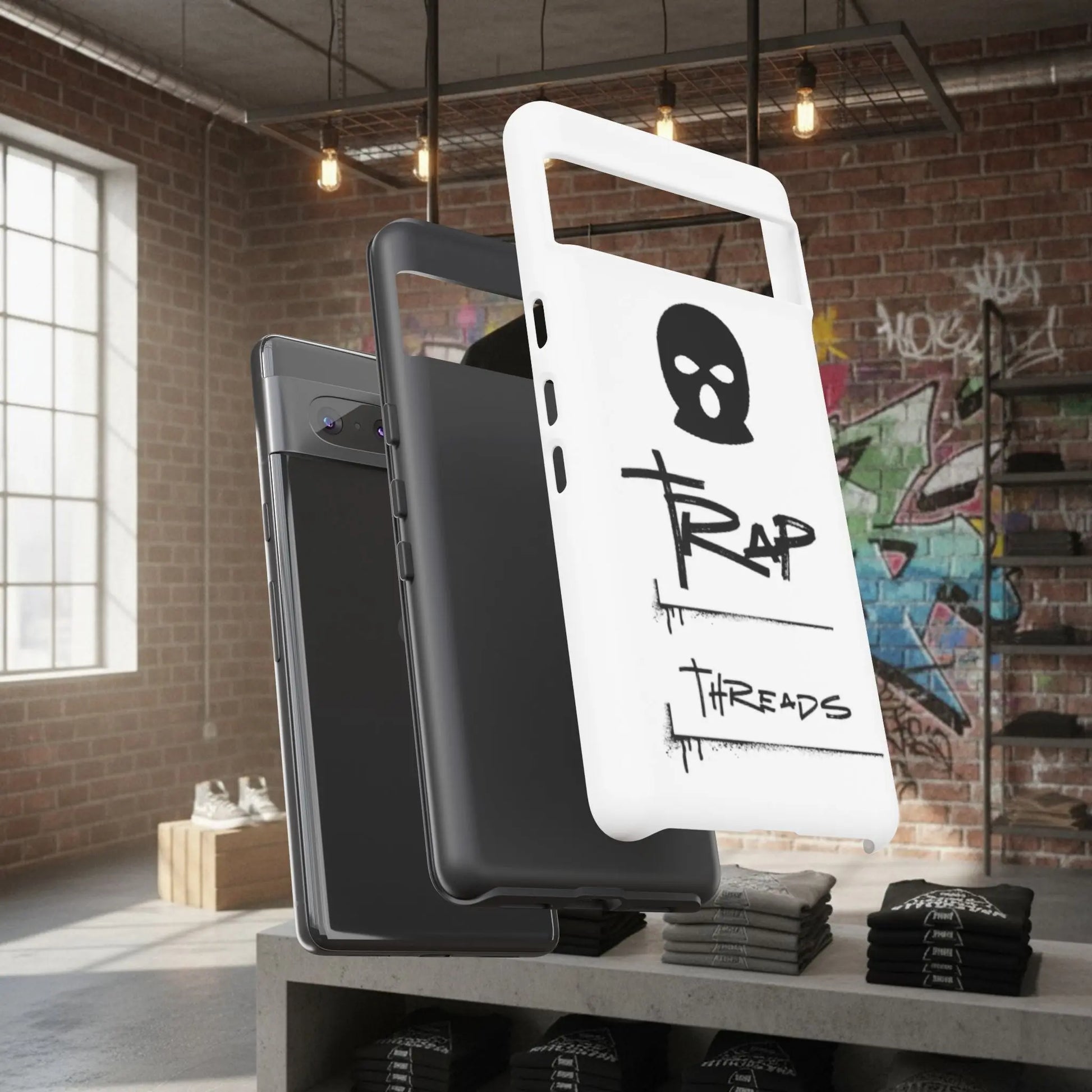 Phone Case - 'Trap Threads' Skully Logo Protective Cover Trap Threads clothing