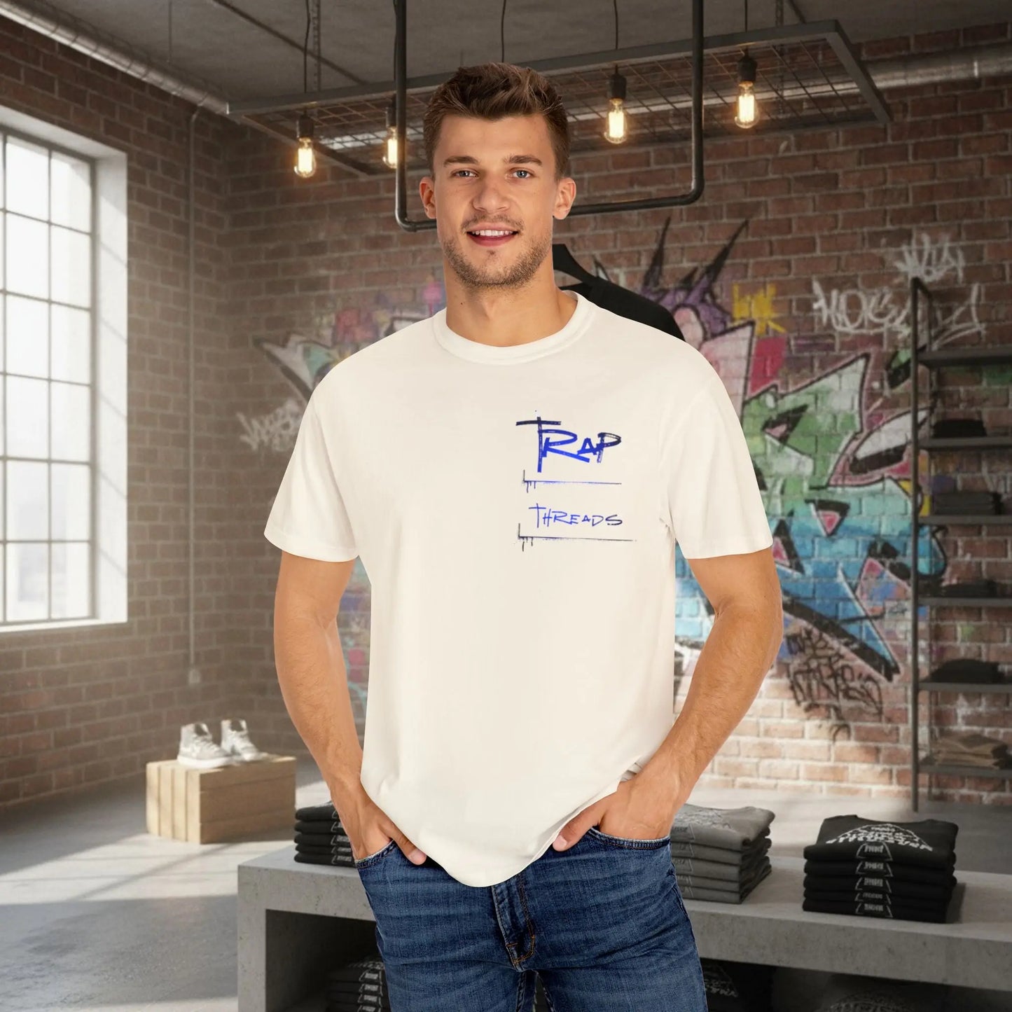 Trap Threads T-Shirt - Streetwear Hip-Hop Graphic Tee Printify