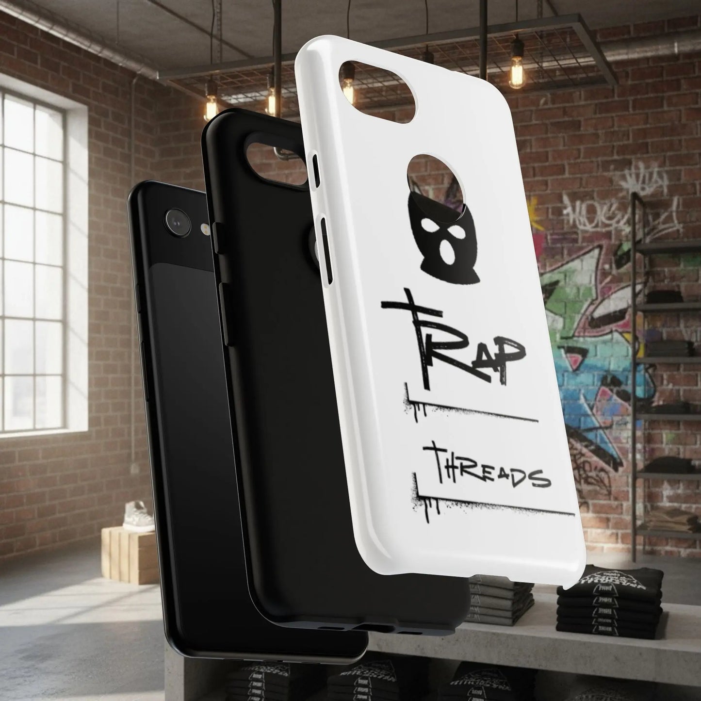 Phone Case - 'Trap Threads' Skully Logo Protective Cover Trap Threads clothing
