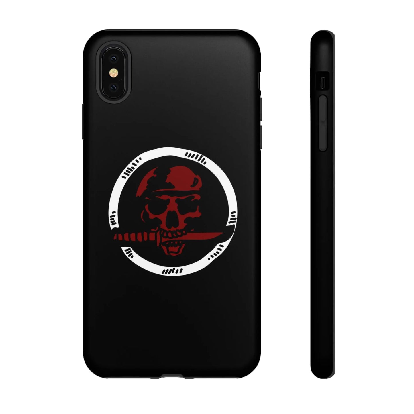 Phone Case - Skull and Sword Edgy Smartphone Cover for Men Printify