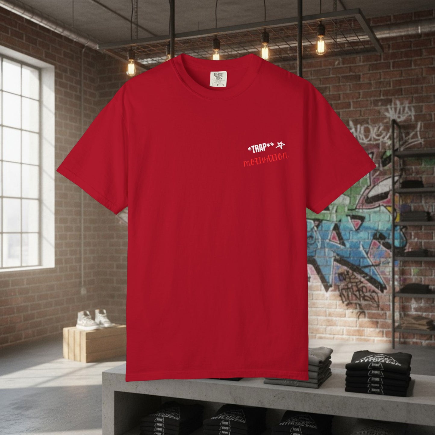 Trap Motivation Bulldog Mentality T-Shirt by Printify