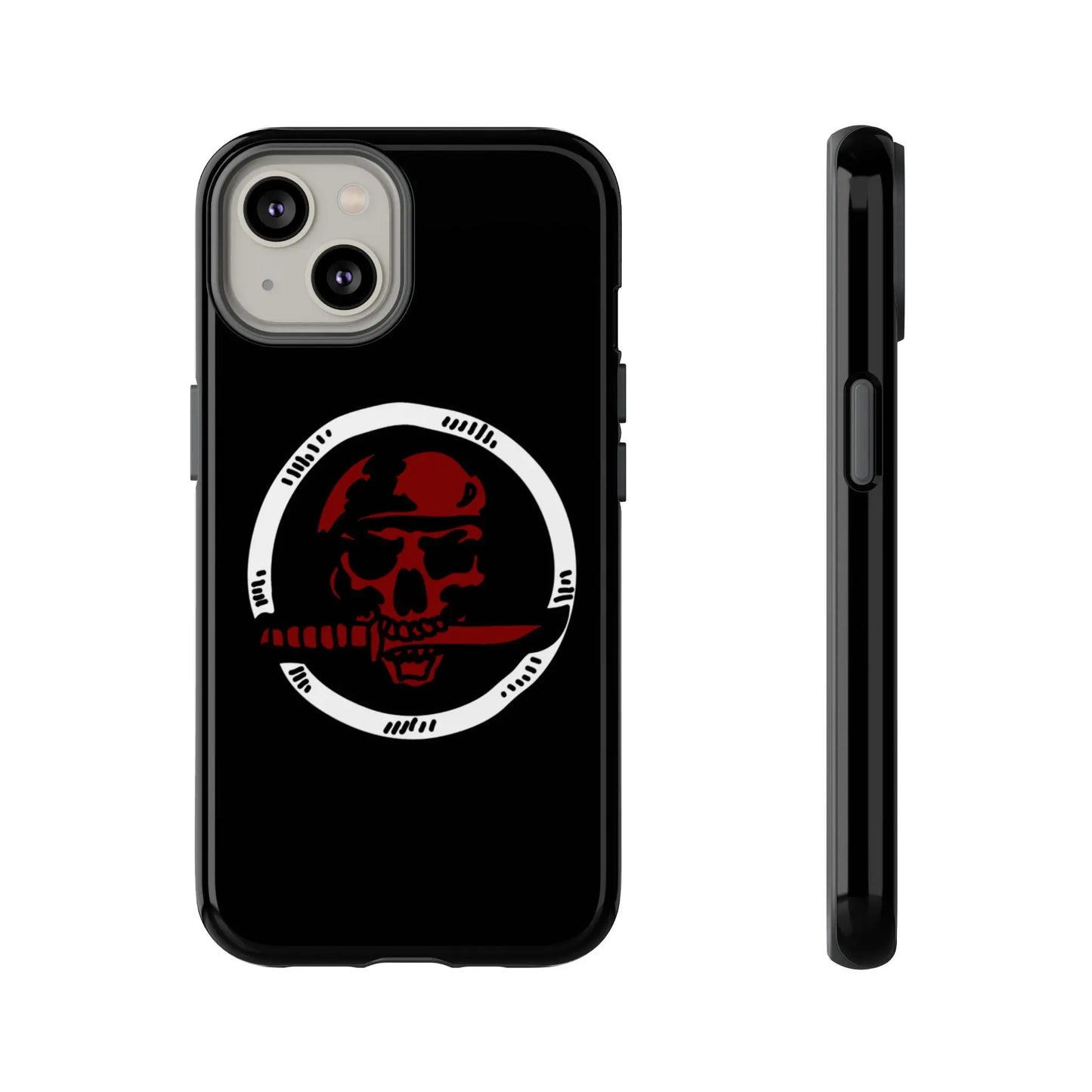 Phone Case - Skull and Sword Edgy Smartphone Cover for Men Printify