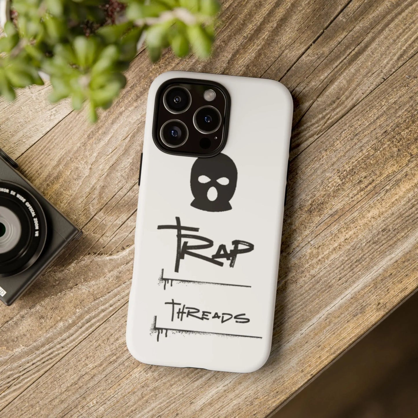 Phone Case - 'Trap Threads' Skully Logo Protective Cover Trap Threads clothing
