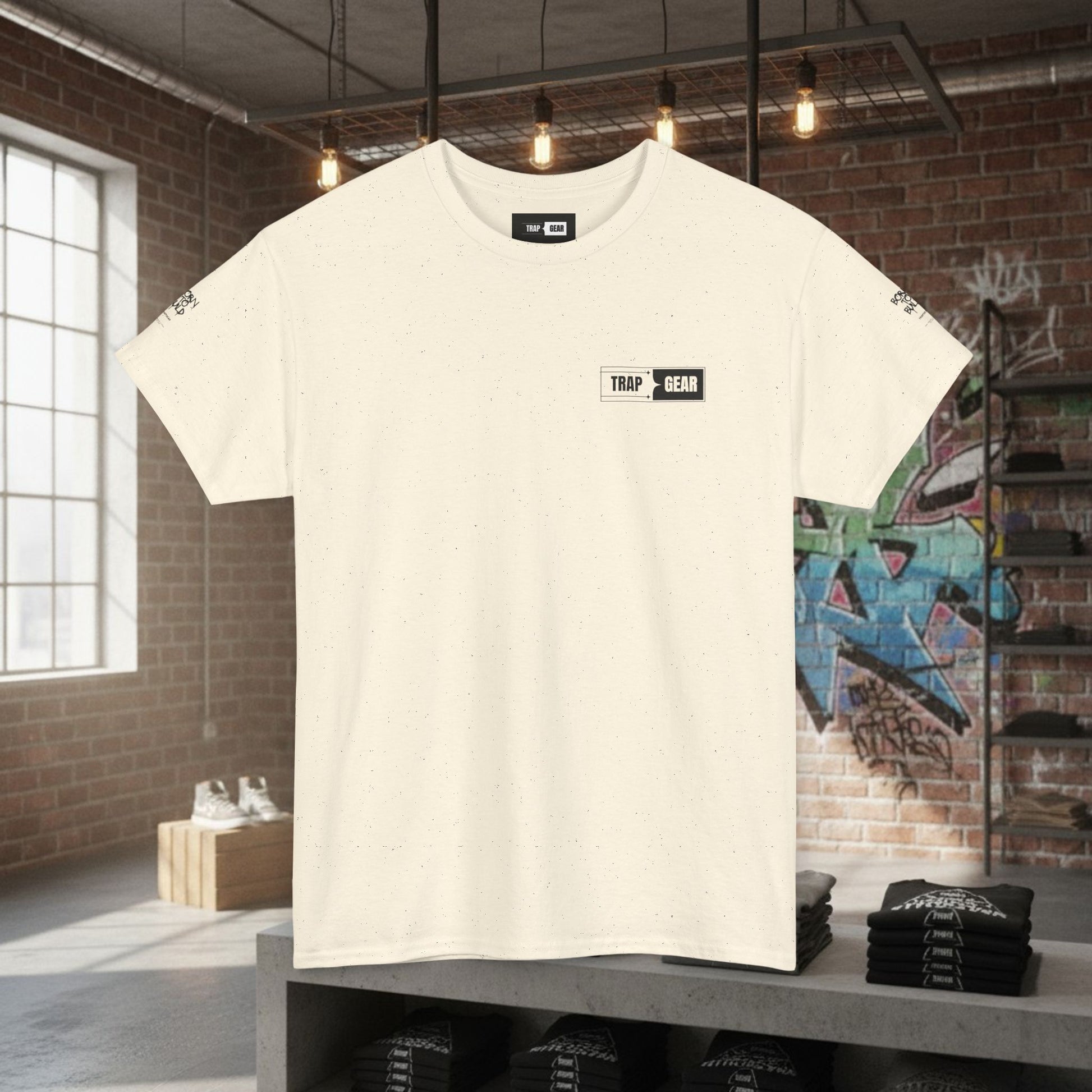 TrapGear "Bear Mentality - Born to Build" Graphic Tee by Printify