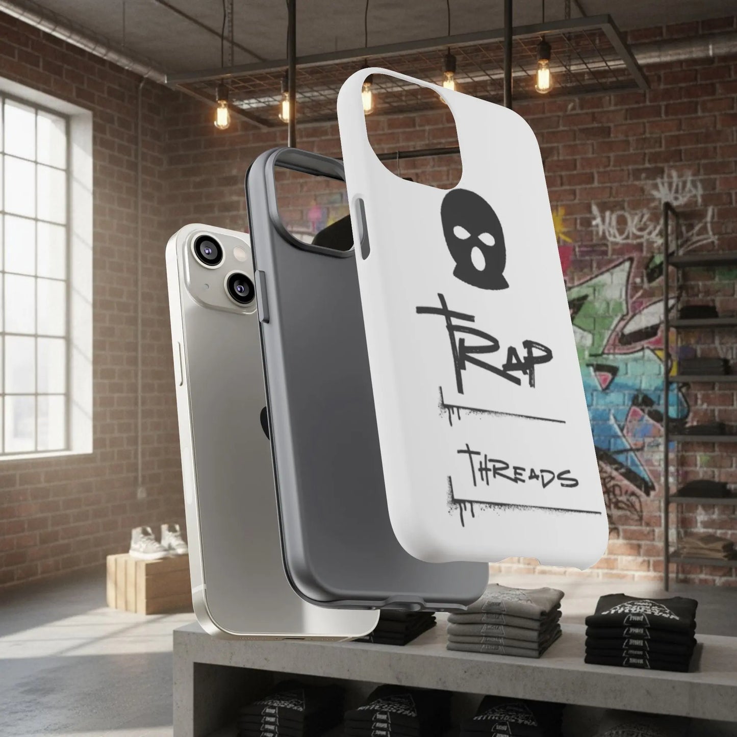 Phone Case - 'Trap Threads' Skully Logo Protective Cover Trap Threads clothing