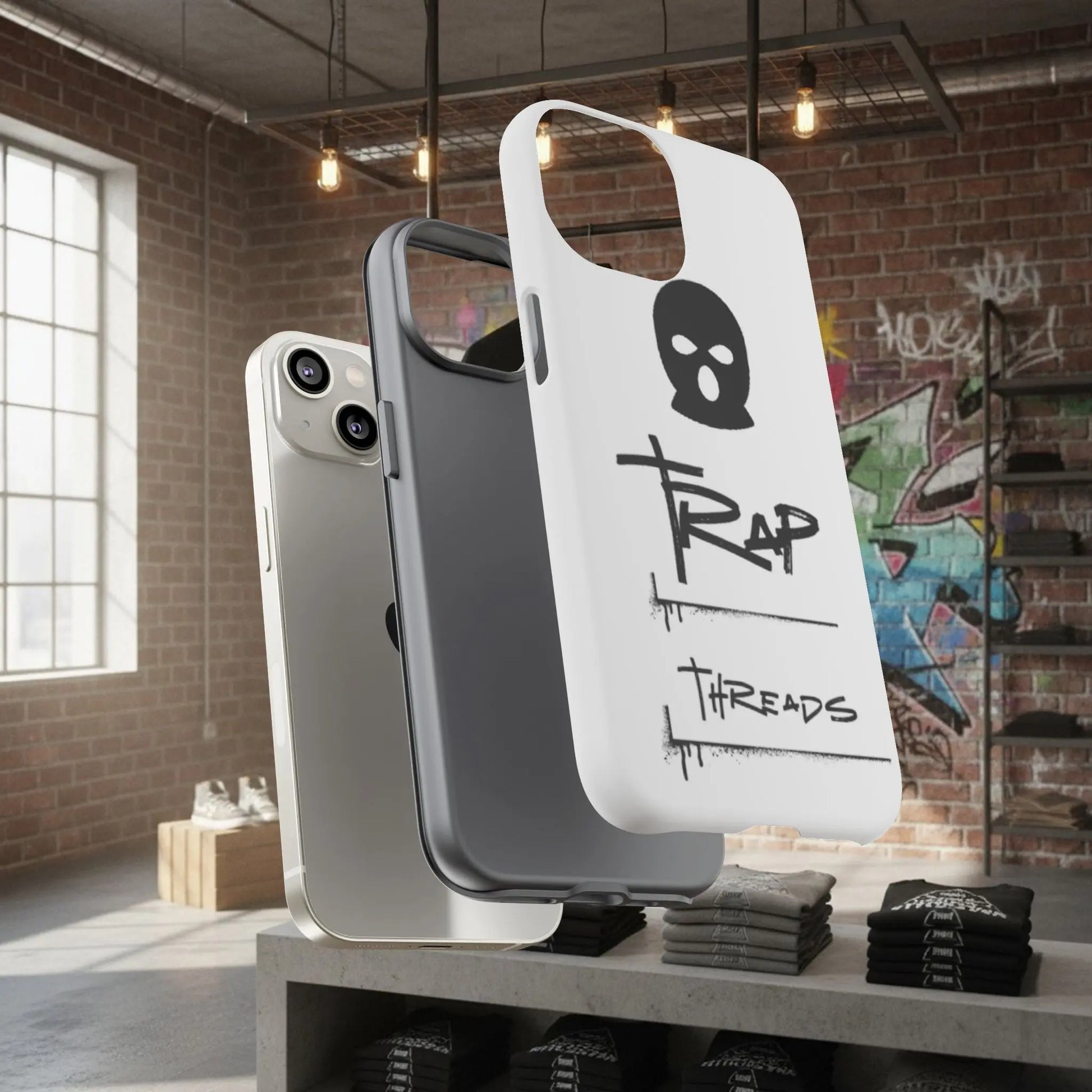 Phone Case - 'Trap Threads' Skully Logo Protective Cover Trap Threads clothing