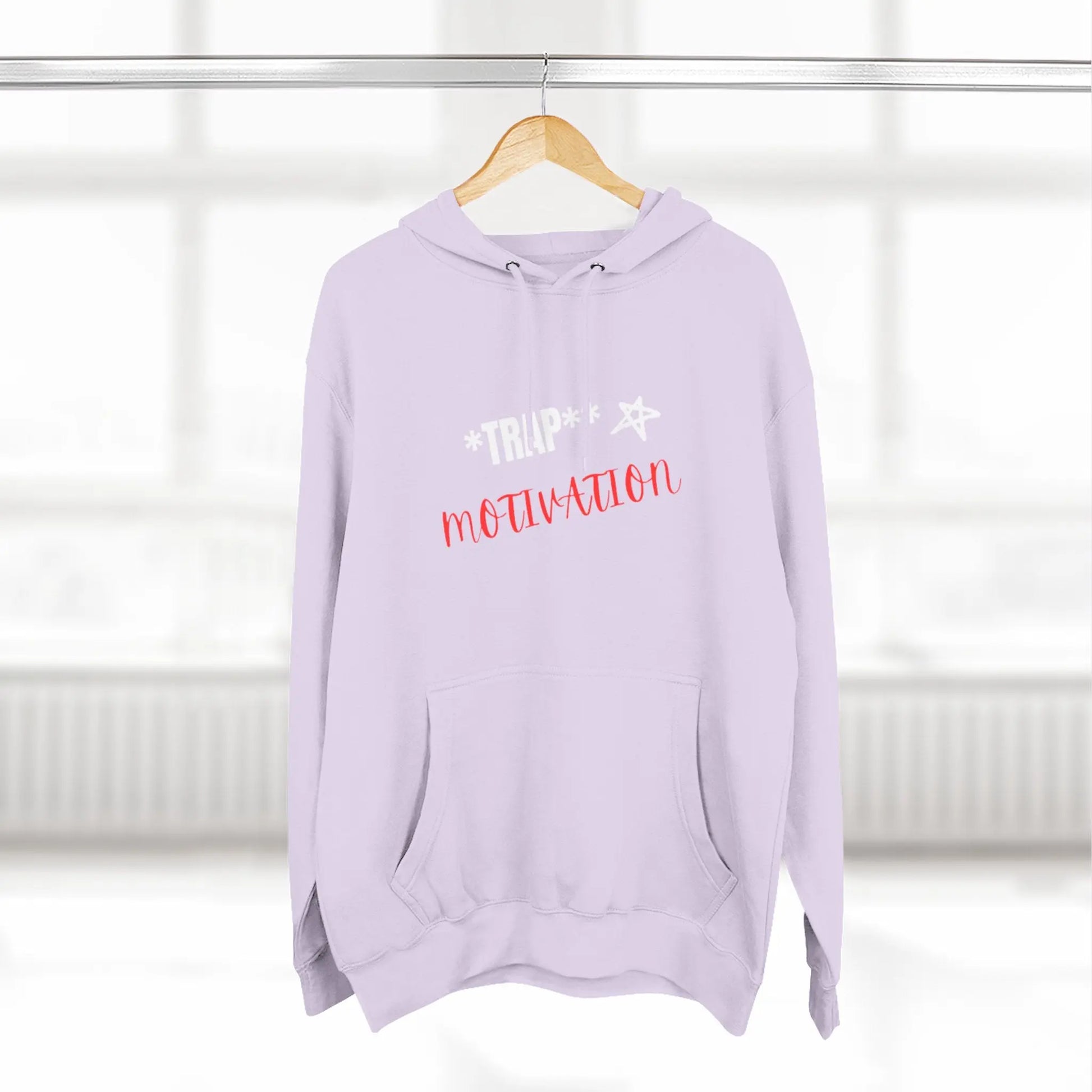 Trap Motivation Fleece Hoodie Printify
