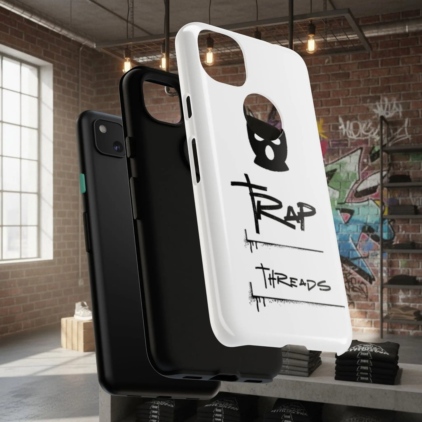 Phone Case - 'Trap Threads' Skully Logo Protective Cover Trap Threads clothing