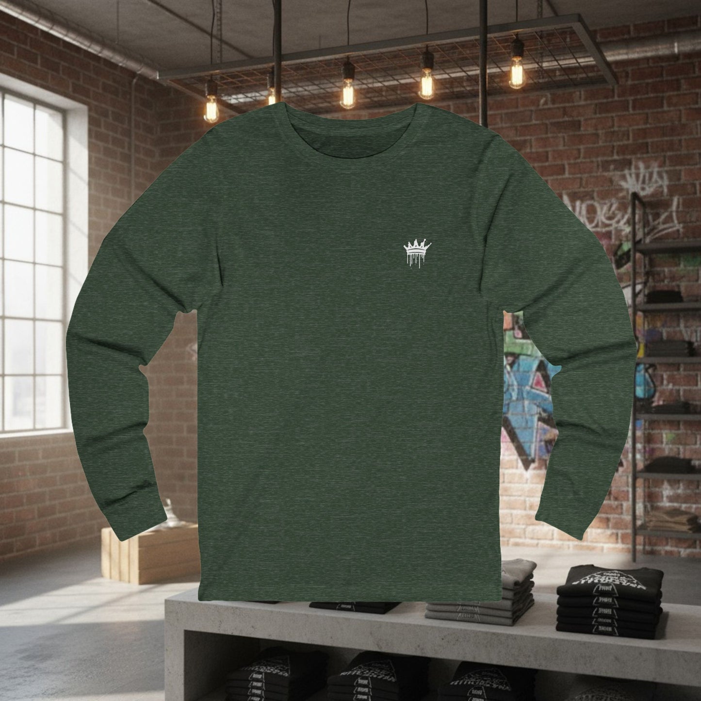 Crown TrapGear Logo Long Sleeve Tee