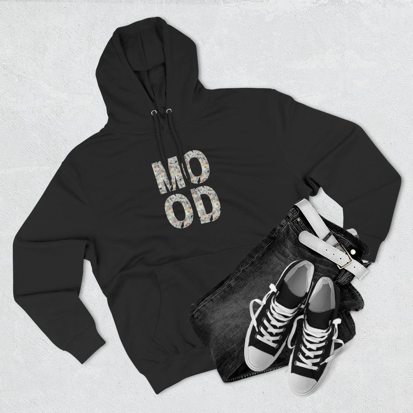 Mood Fleece Hoodie Printify