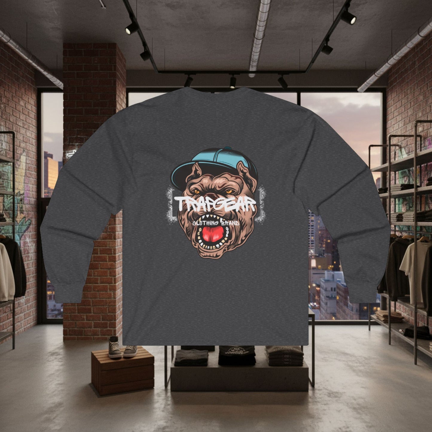 Bulldog Mentality Long Sleeve Tee — TRAP Gear