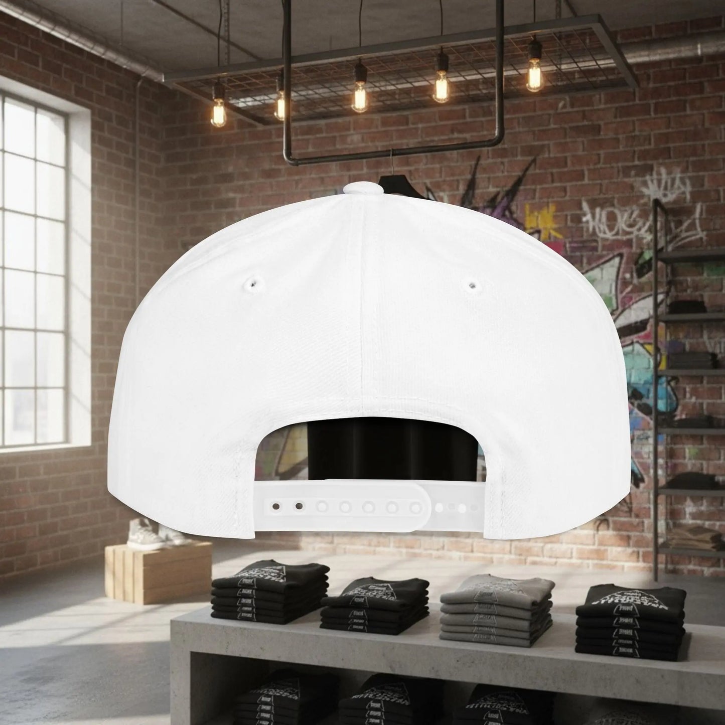 Snapback Hat Trap Threads logo Printify