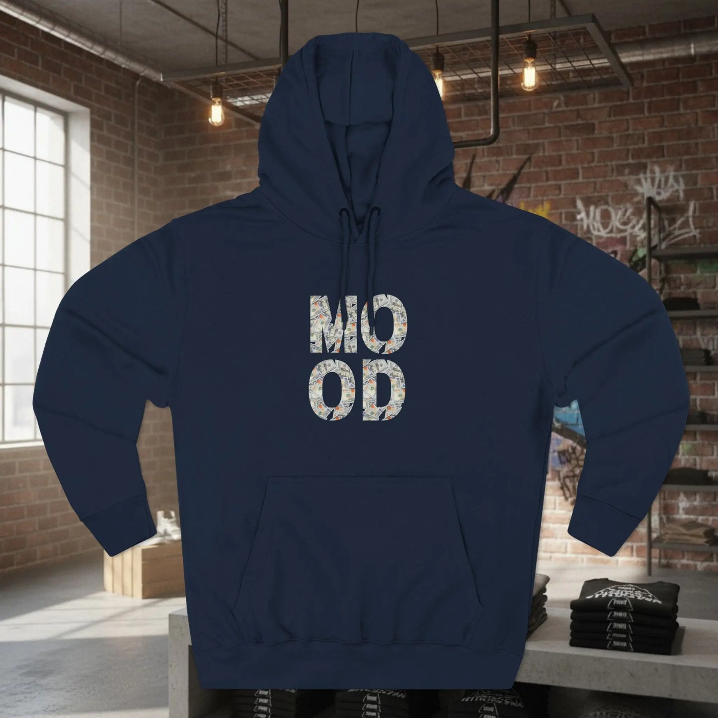 Mood Fleece Hoodie Printify