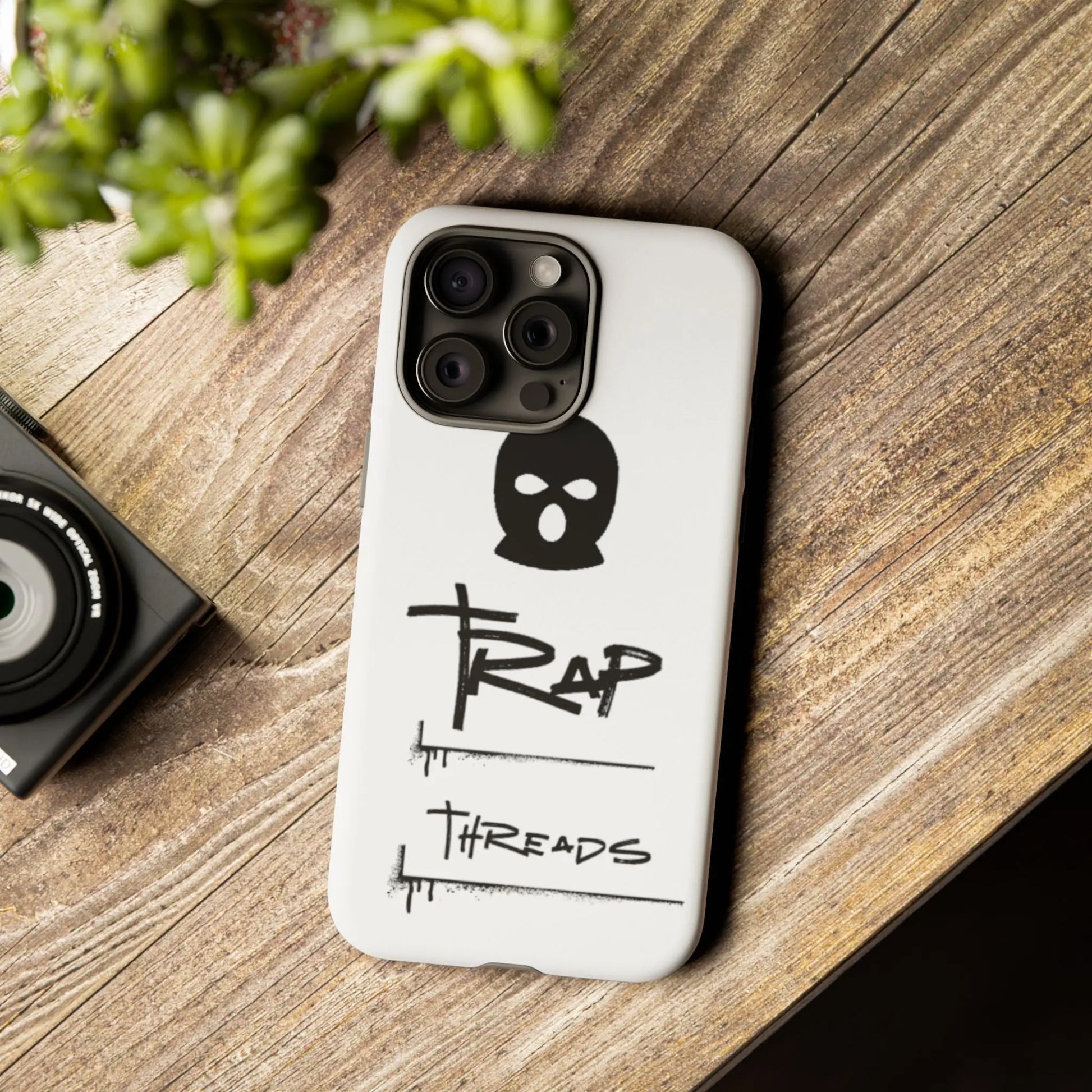 Phone Case - 'Trap Threads' Skully Logo Protective Cover Trap Threads clothing