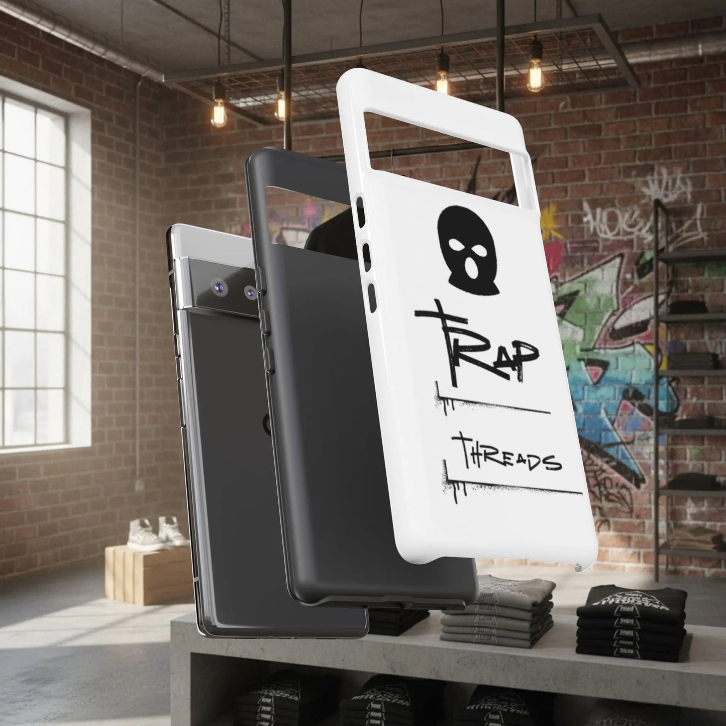 Phone Case - 'Trap Threads' Skully Logo Protective Cover Trap Threads clothing