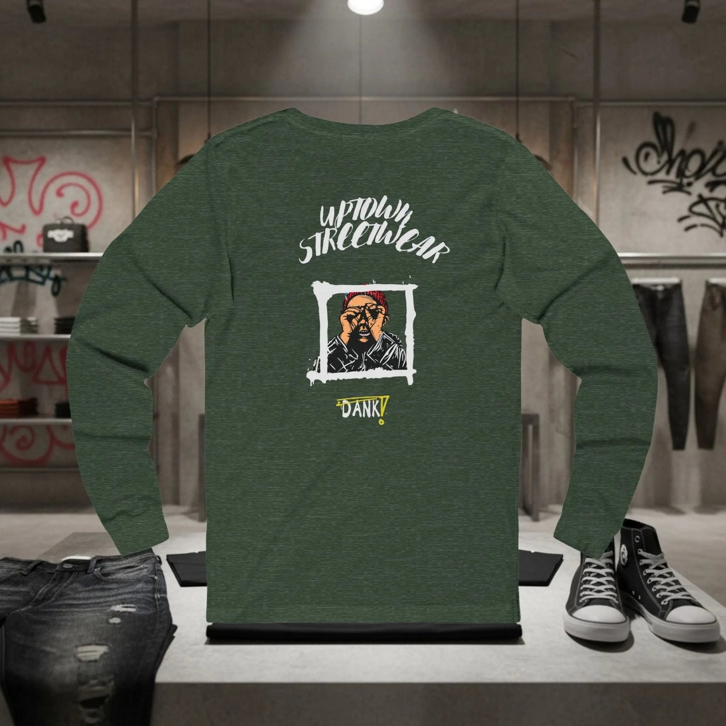 Uptown Streetwear Long Sleeve Tee Trap Threads clothing