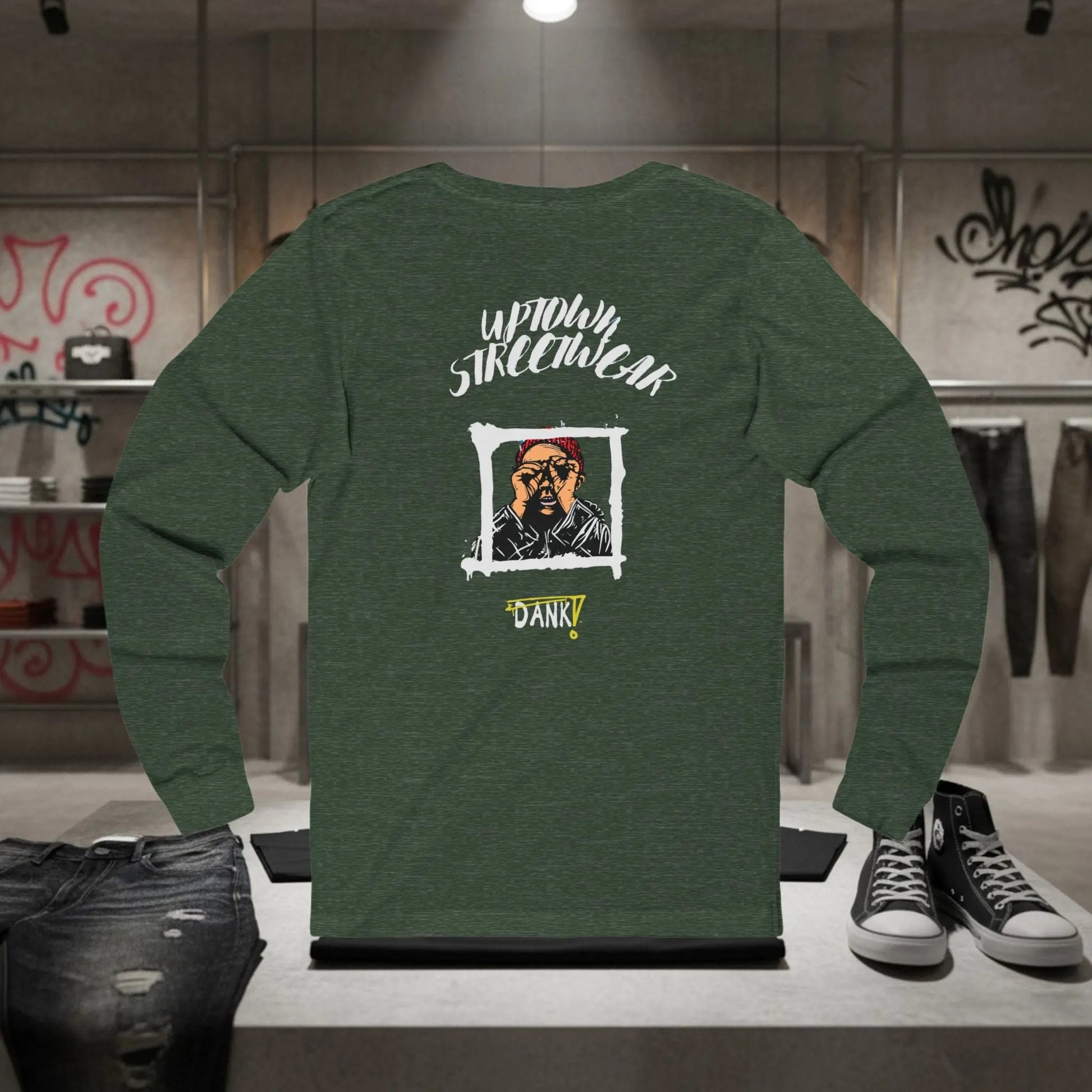 Uptown Streetwear Long Sleeve Tee Trap Threads clothing