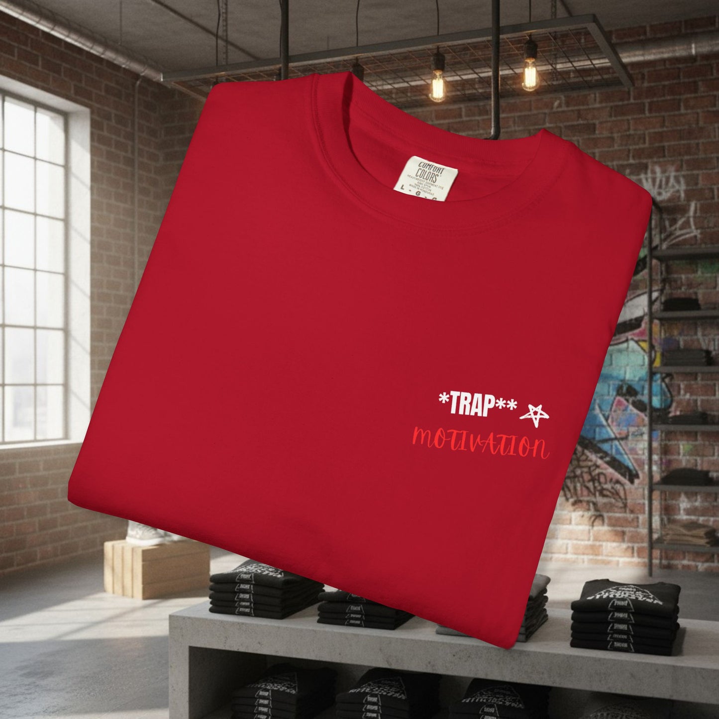 Trap Motivation Bulldog Mentality T-Shirt by Printify