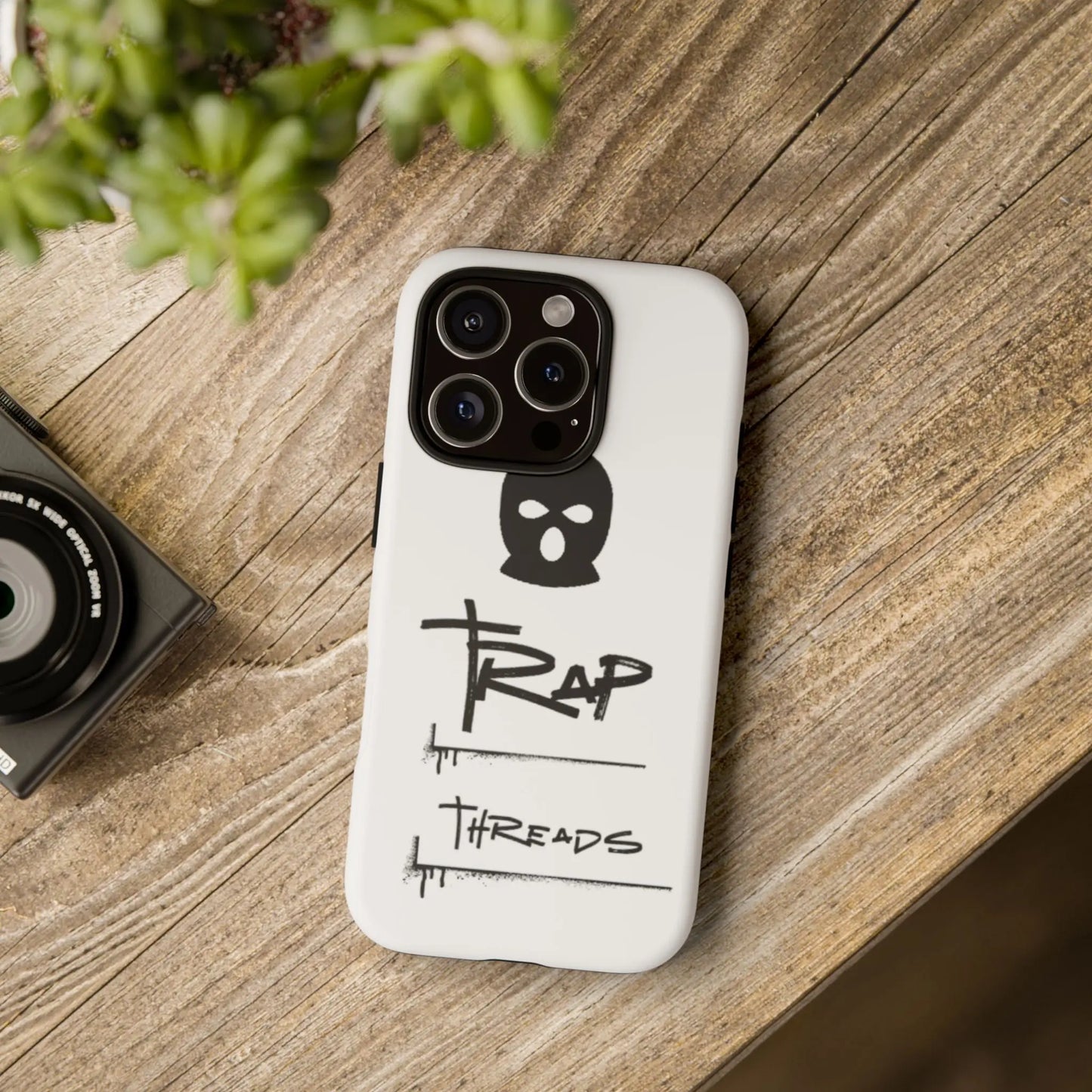 Phone Case - 'Trap Threads' Skully Logo Protective Cover Trap Threads clothing