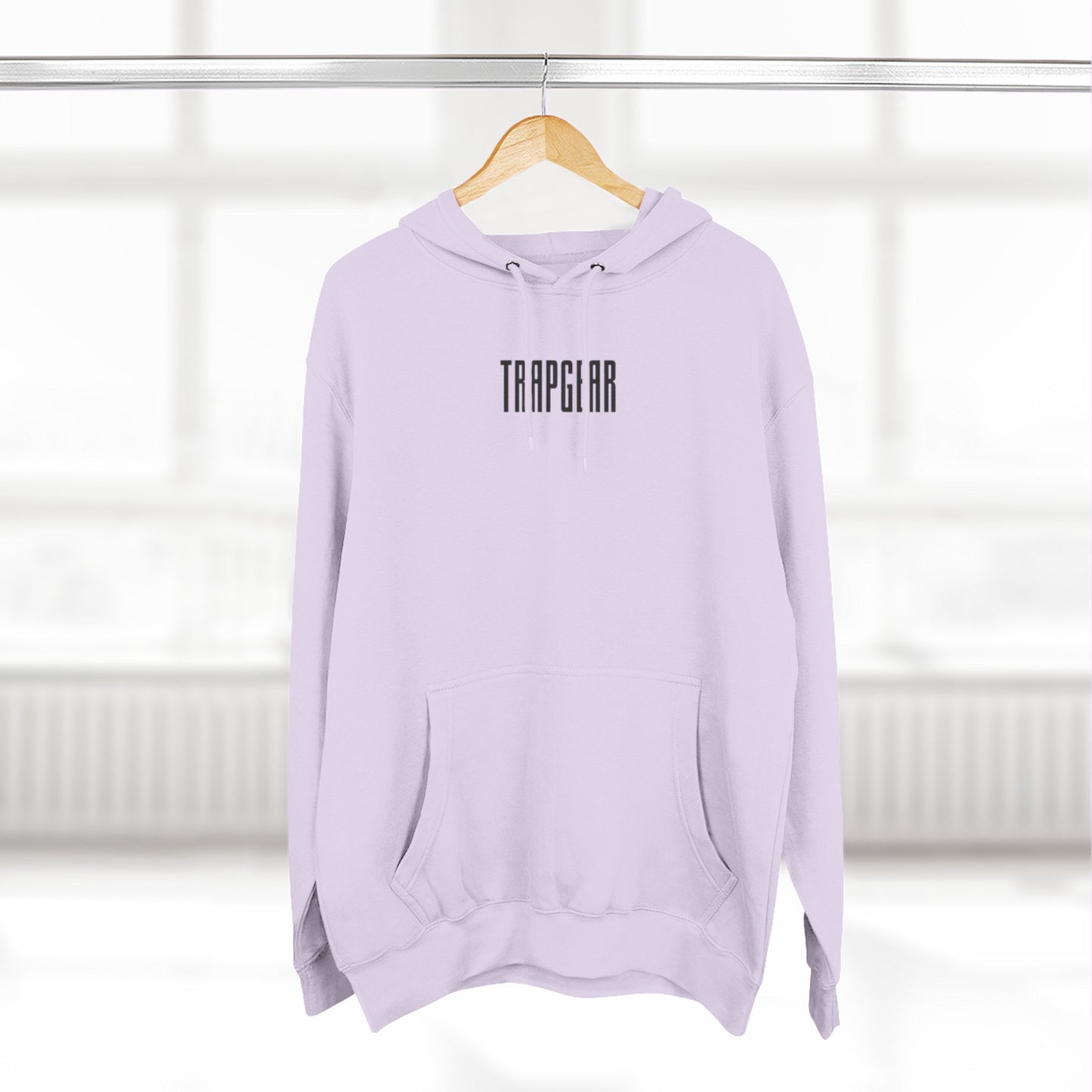 TrapGear Three-Panel Fleece Hoodie — Trendsetters Graphic Logo