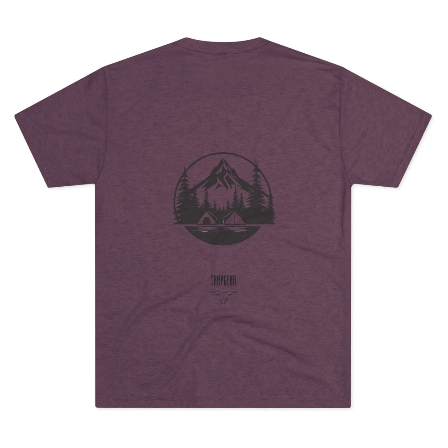 Mountain Landscape trapgear logo tri blend t shirt Printify