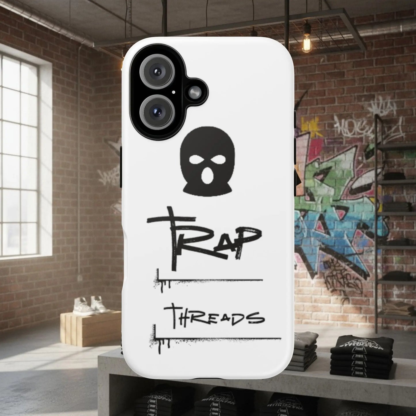 Phone Case - 'Trap Threads' Skully Logo Protective Cover Trap Threads clothing