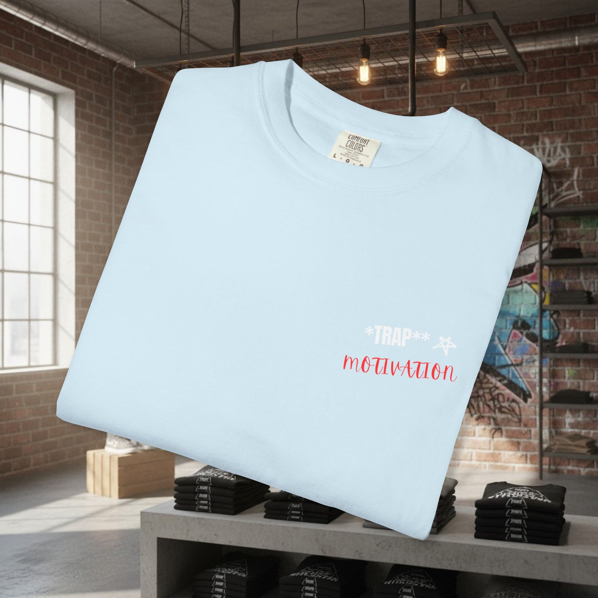 Trap Motivation Bulldog Mentality T-Shirt by Printify