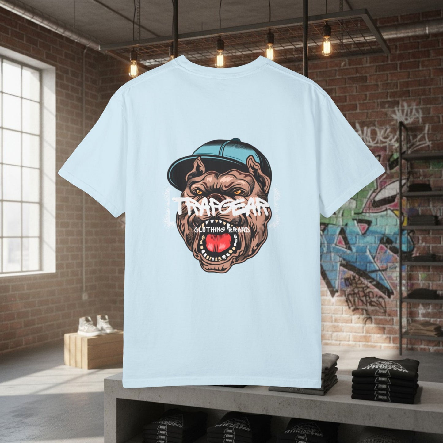 Trap Motivation Bulldog Mentality T-Shirt by Printify