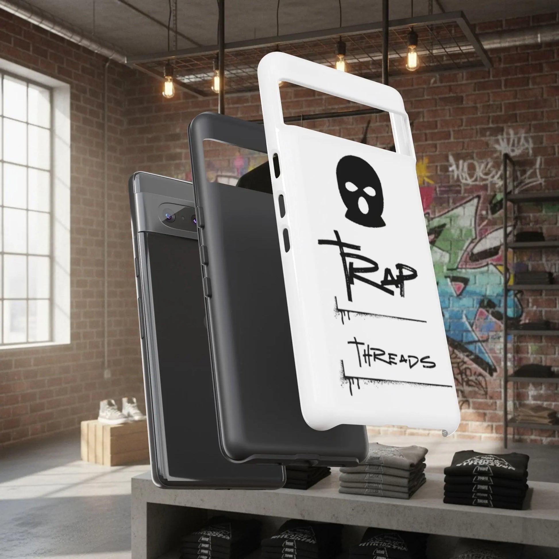 Phone Case - 'Trap Threads' Skully Logo Protective Cover Trap Threads clothing