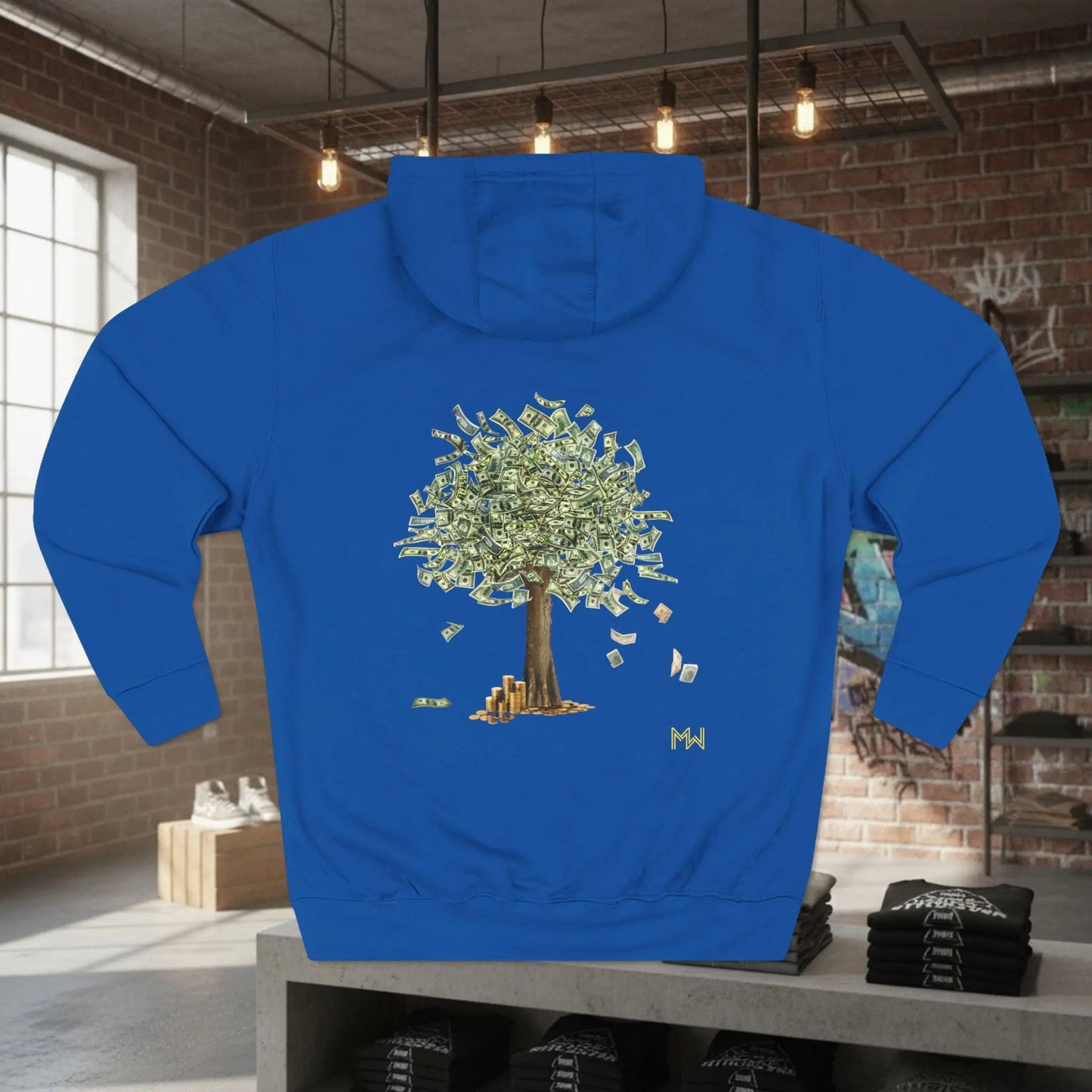 Mood Fleece Hoodie Printify