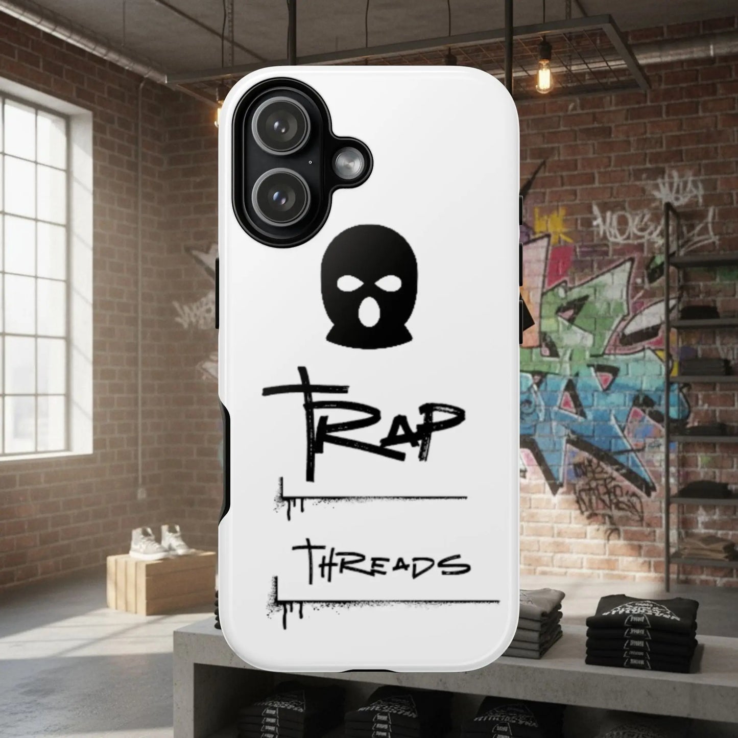 Phone Case - 'Trap Threads' Skully Logo Protective Cover Trap Threads clothing