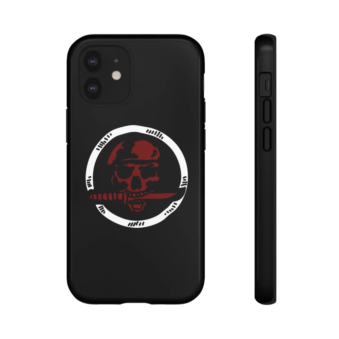 Phone Case - Skull and Sword Edgy Smartphone Cover for Men Printify