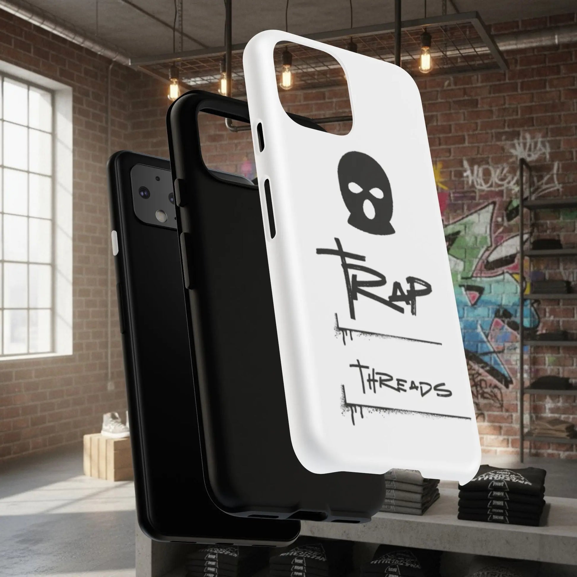 Phone Case - 'Trap Threads' Skully Logo Protective Cover Trap Threads clothing