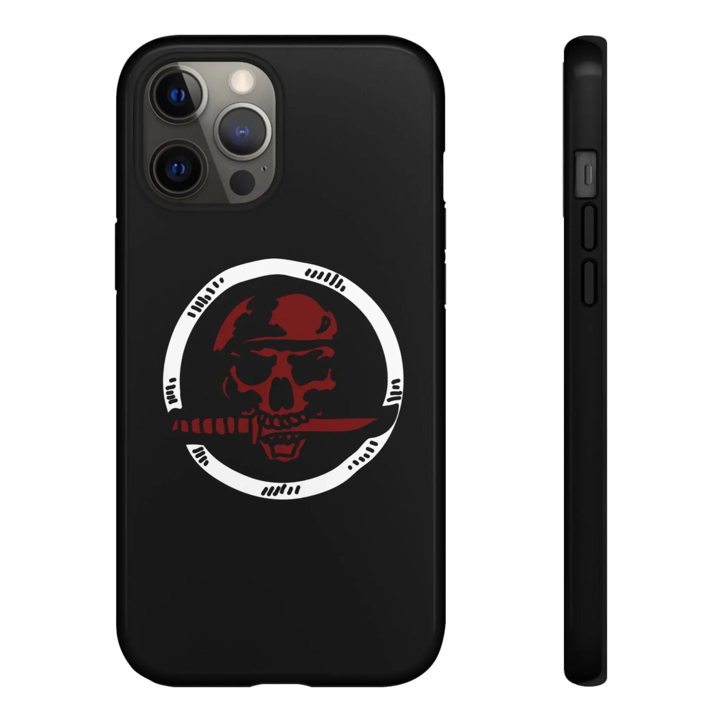 Phone Case - Skull and Sword Edgy Smartphone Cover for Men Printify