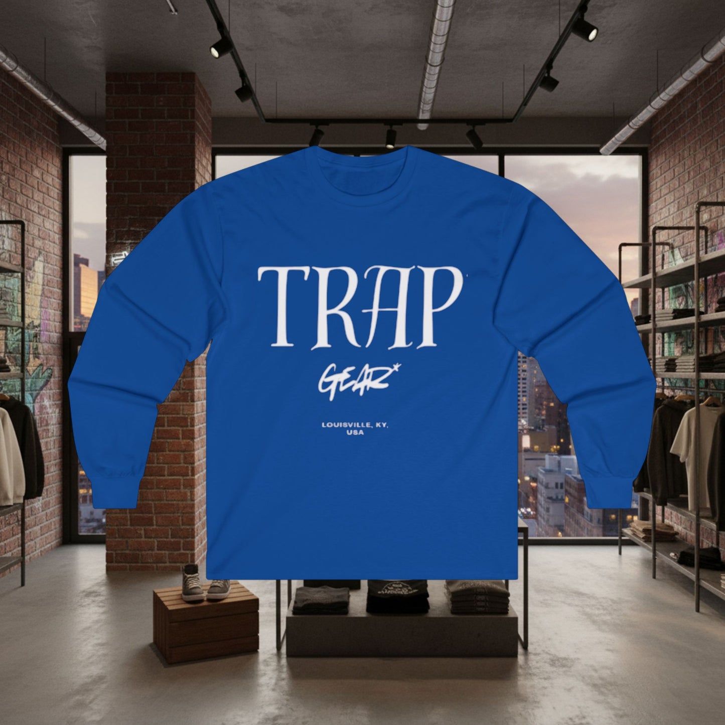 Bulldog Mentality Long Sleeve Tee — TRAP Gear