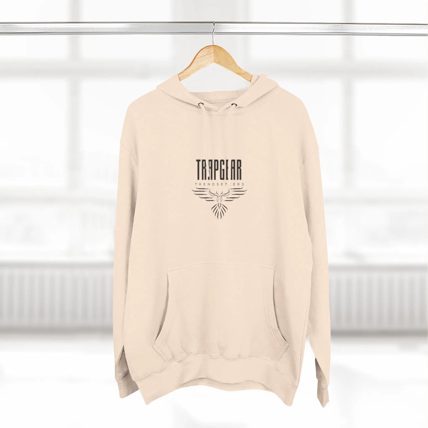 Fleece Hoodie Trapgear Born to Build Printify