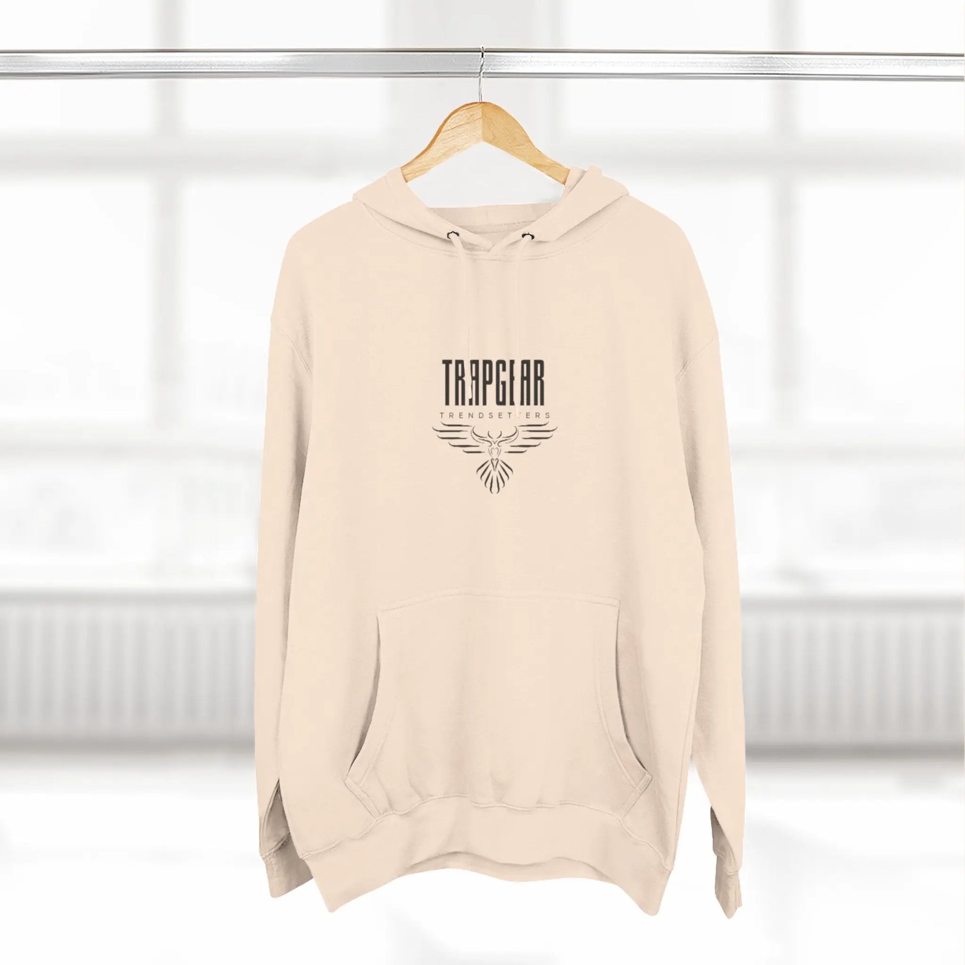 Fleece Hoodie Trapgear Born to Build Printify