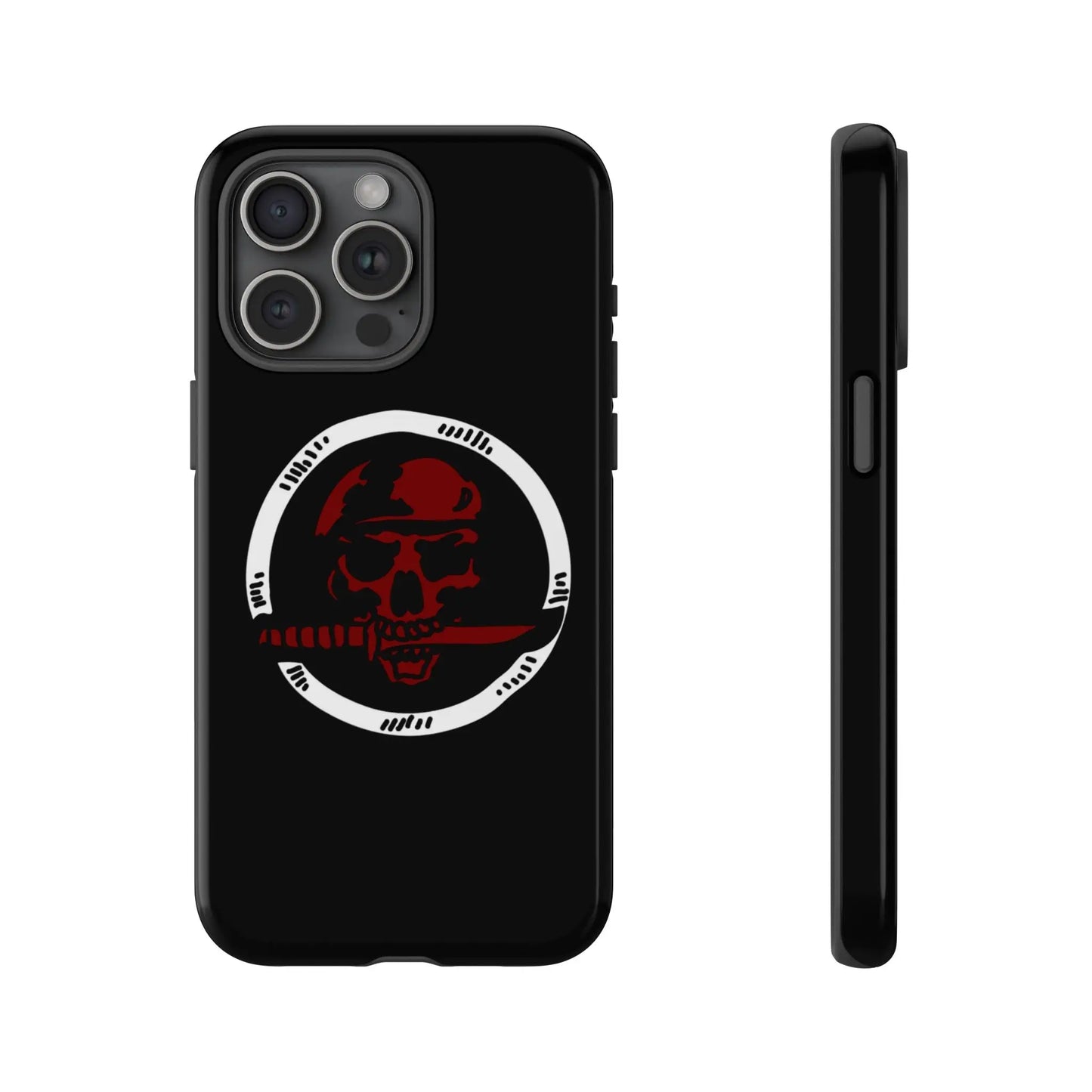 Phone Case - Skull and Sword Edgy Smartphone Cover for Men Printify