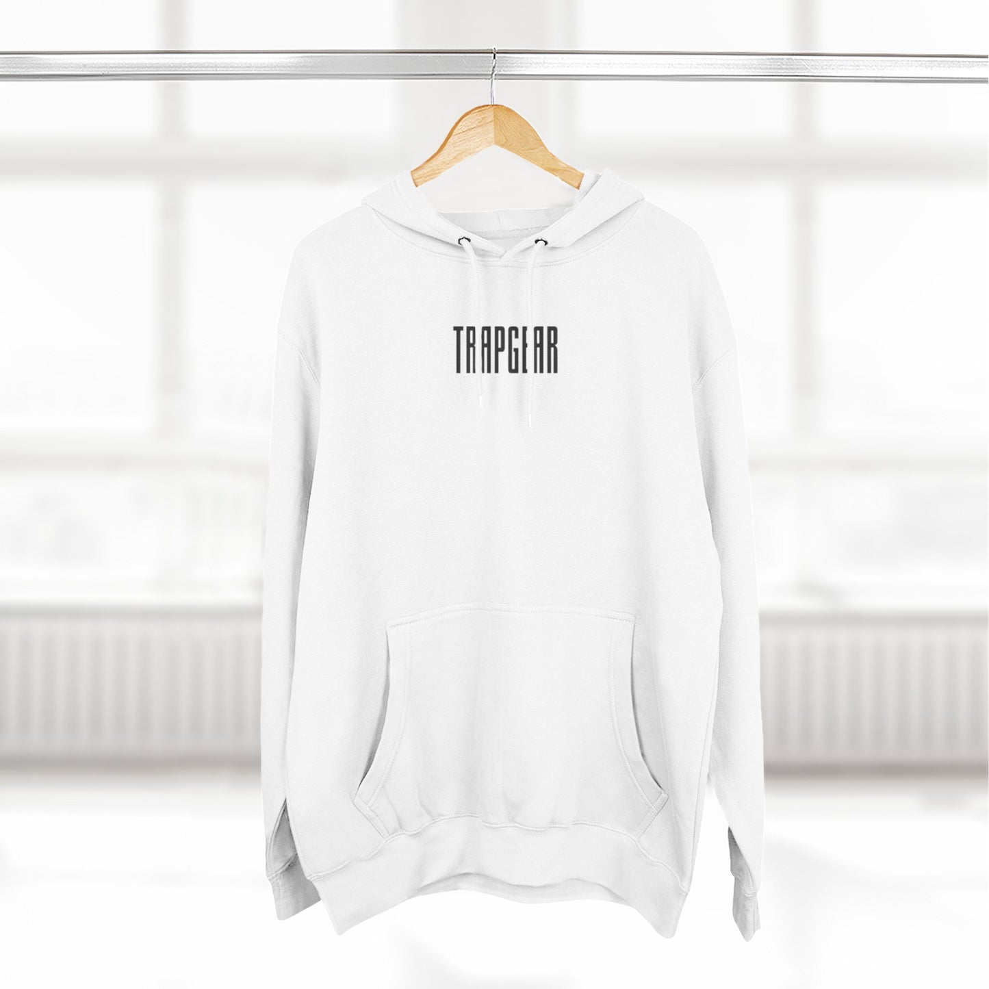 TrapGear Three-Panel Fleece Hoodie — Trendsetters Graphic Logo