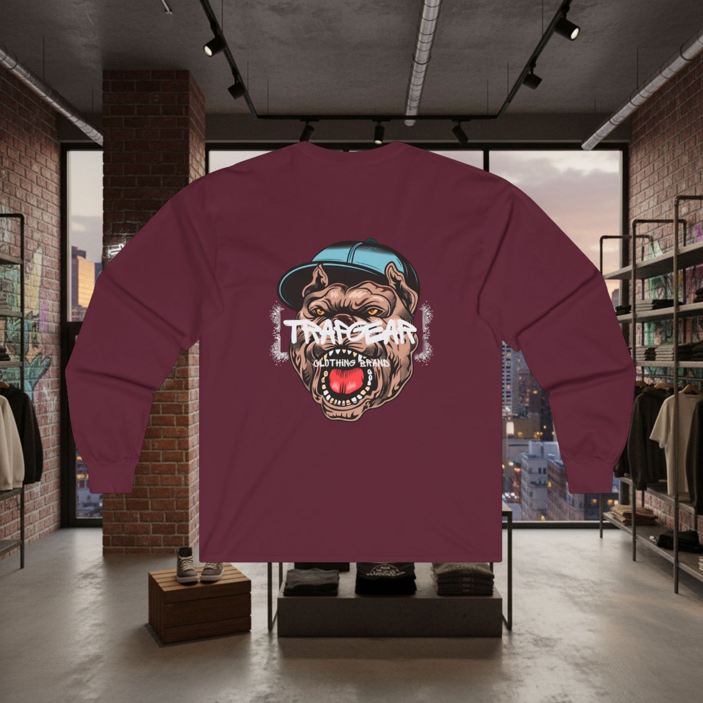 Bulldog Mentality Long Sleeve Tee — TRAP Gear