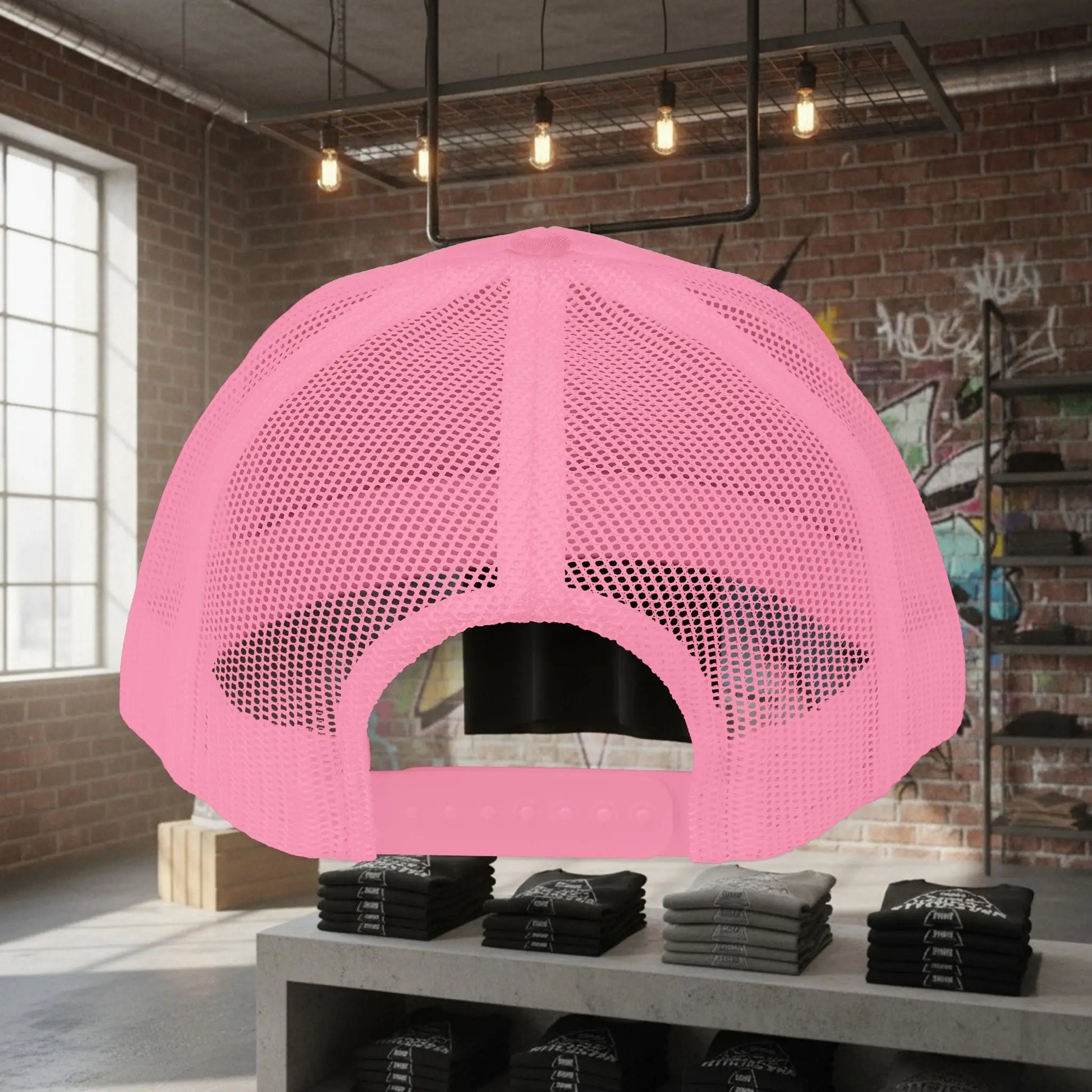 Trucker Cap - Born to Build Trapgear Design Printify