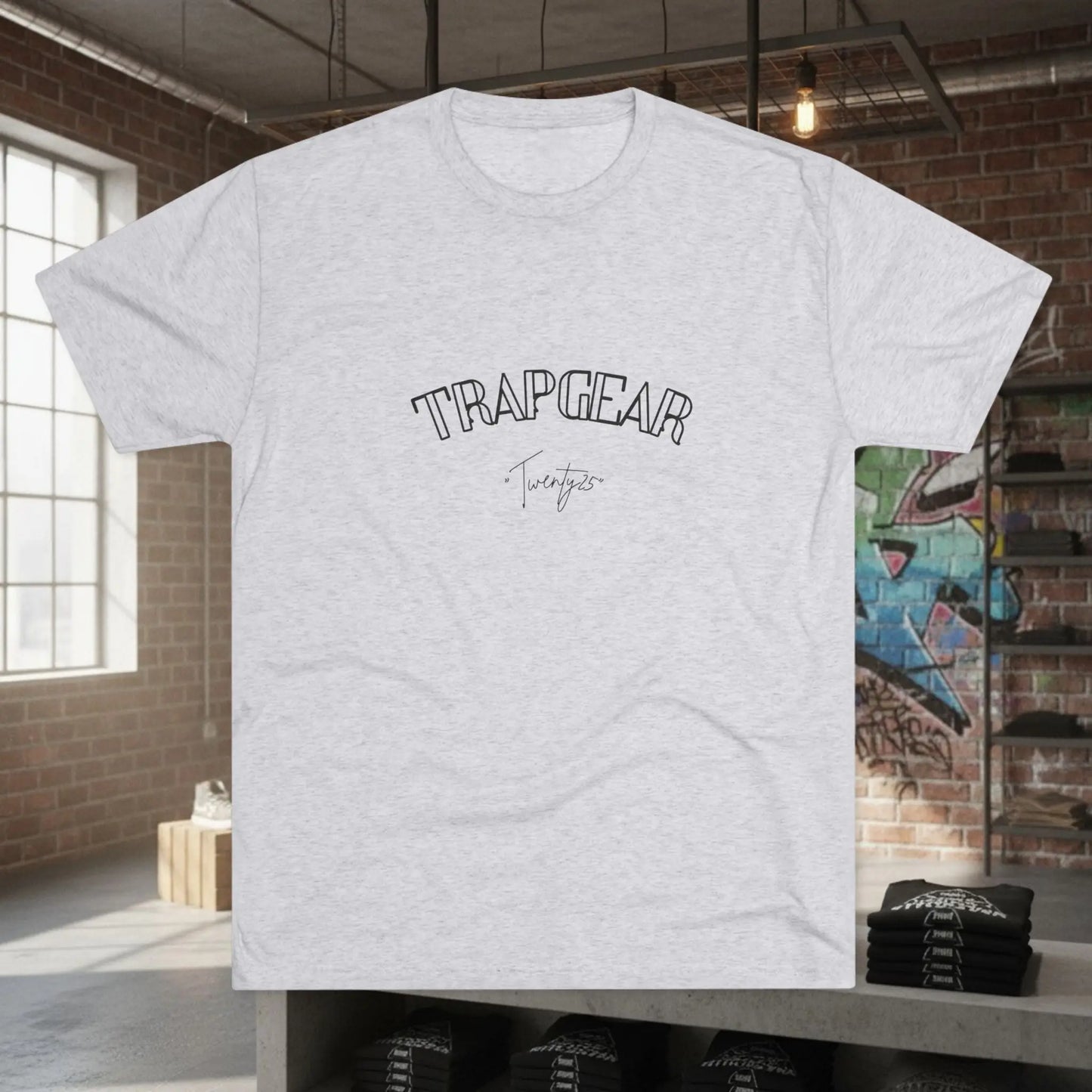 Wolf Logo Tri-Blend Tee Printify