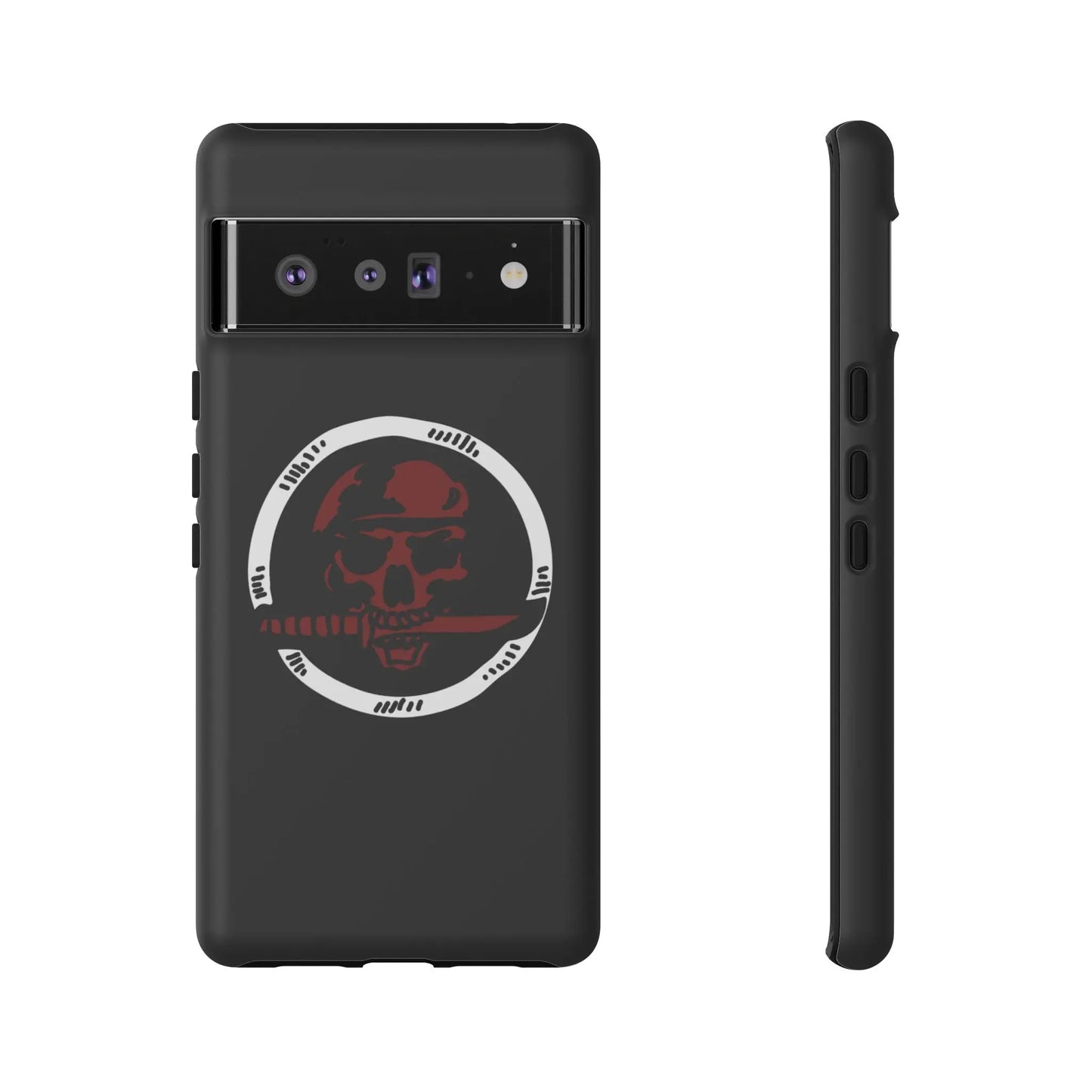 Phone Case - Skull and Sword Edgy Smartphone Cover for Men Printify