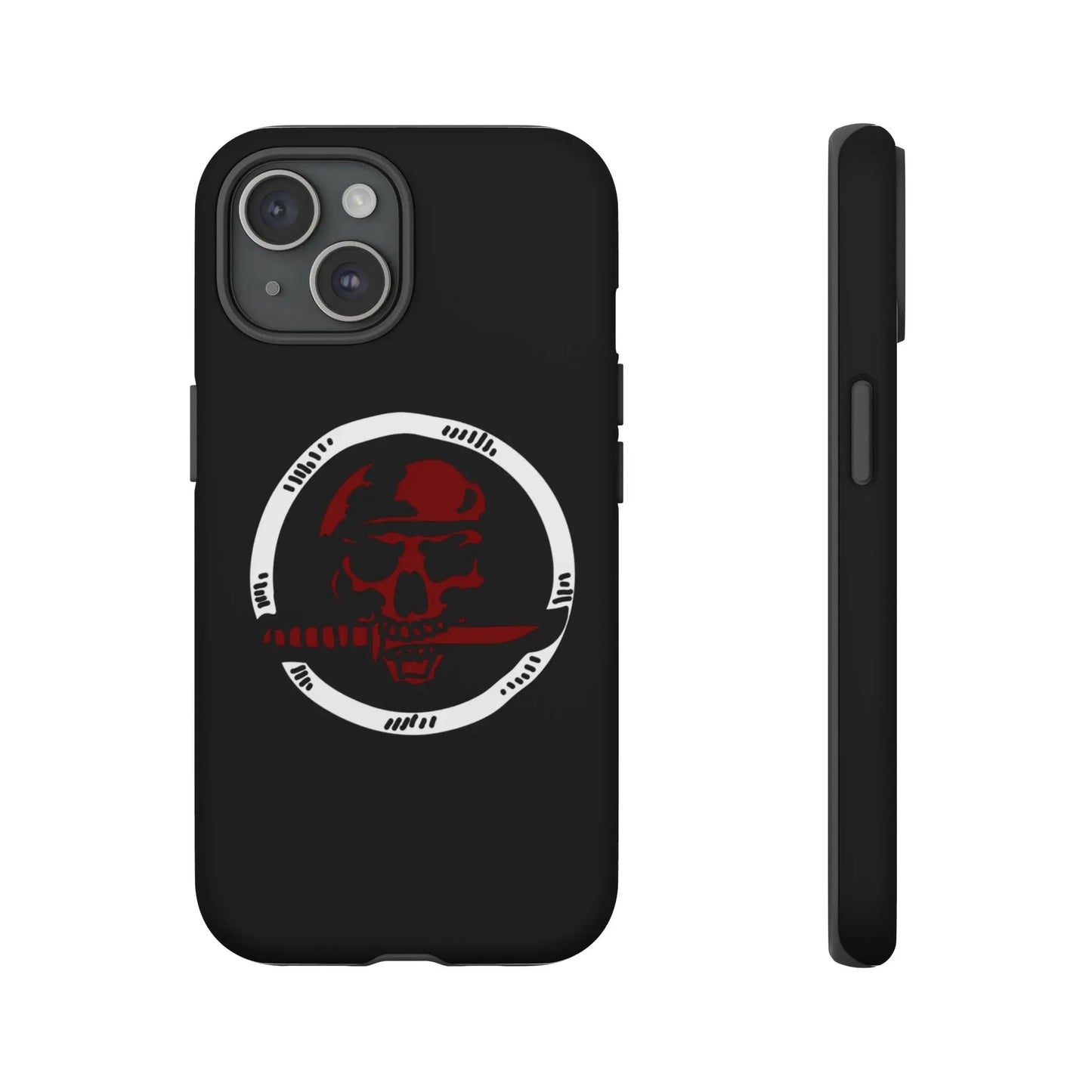 Phone Case - Skull and Sword Edgy Smartphone Cover for Men Printify